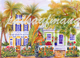 cottages and beach living paintings Cottage by the Sea VIII
