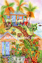 cottages and beach living paintings Paradise Cove   web